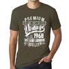 Ultrabasic Homme T-shirt Graphique Vintage Year Cadeau 1968