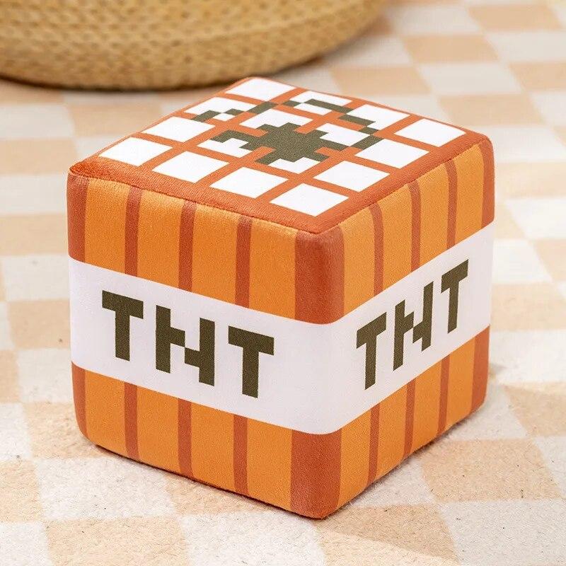 Новая плюшевая подушка TNT, игрушка-куб, бомба, брелок, кулон, мягкие плюшевые игрушки, подарки на Рождество, день рождения для детей