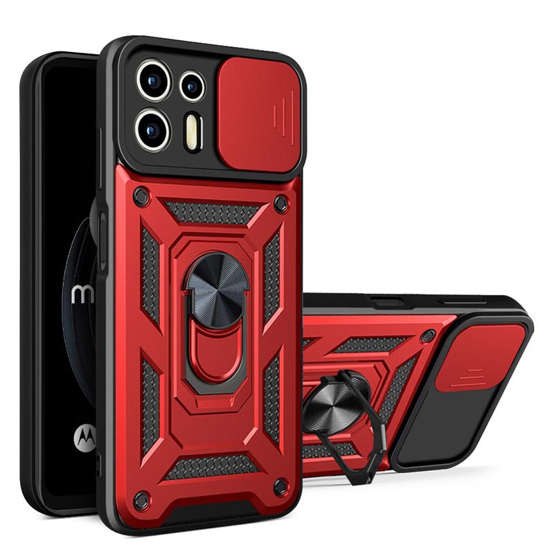 Для Motorola Edge 20 Lite чехол Armor Slide Camera Lens Protection Funda Для Moto Edge 20 Lite Магнитный держатель Кольцо Подставка Чехол