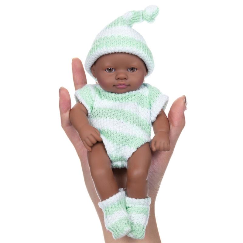 7-дюймовая кукла-младенец из мягкого винила, реалистичная Reborns, фигурка-игрушка, удобная для переноски, для повседневного успокоения, игра для родителей