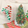 Shining Girl Christmas Hair Clips: Gingerbread Man, Christmas Tree, & Candy Cane Claw Clips.