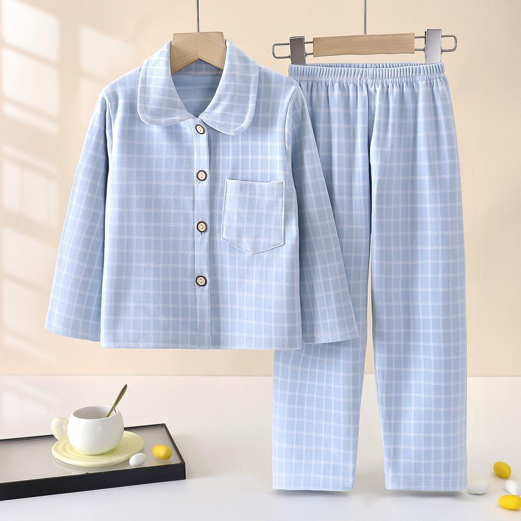 Boys and Girls Cute Printed Pajama and Sportswear Set, 2-Piece Sleepwear and Playwear Outfit