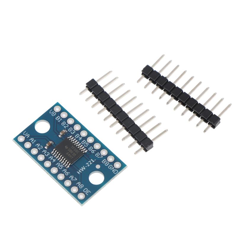 Txs0108E 8-Channel Logic Level Converter Converter Dc 3.3V 5V Ttl Bidirectional Interconverter Module
