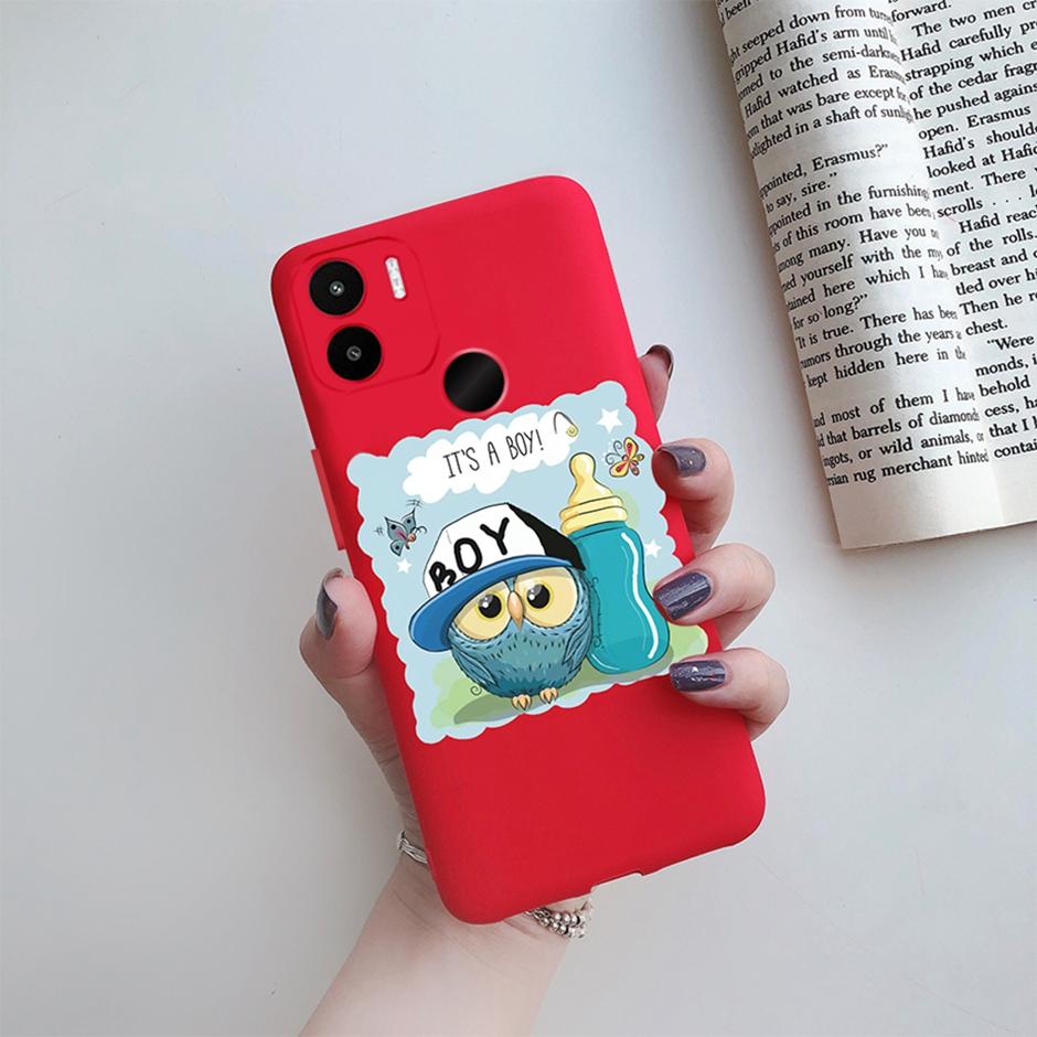 For Xiaomi Redmi A1 Plus Phone Case Cover Cartoon Silicone Shockproof Shell Coque TPU Soft Cases for Redmi A1+ 2022 Funda Bumper