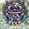 Ретро Металлическая жестяная табличка Pabst Blue Ribbon, Винтажная пивная банка Настенное искусство Круглый алюминий Americana Барный Декор для мужской берлоги Гаража