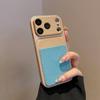 17 Применимый iPhone16promax кожаный узор сумка для карт 16 Apple 17pro чехол для мобильного телефона 17promax защитный чехол