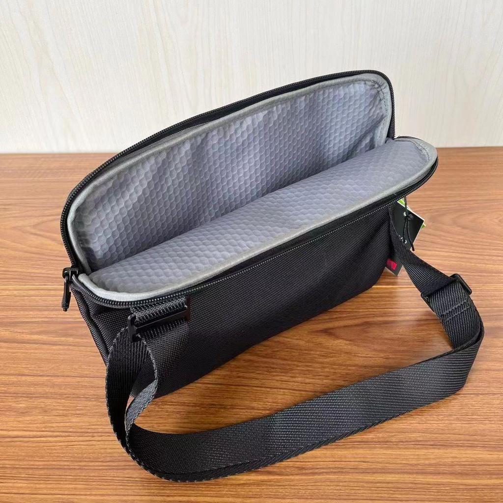 Мужская горизонтальная квадратная сумка-мессенджер из баллистического нейлона