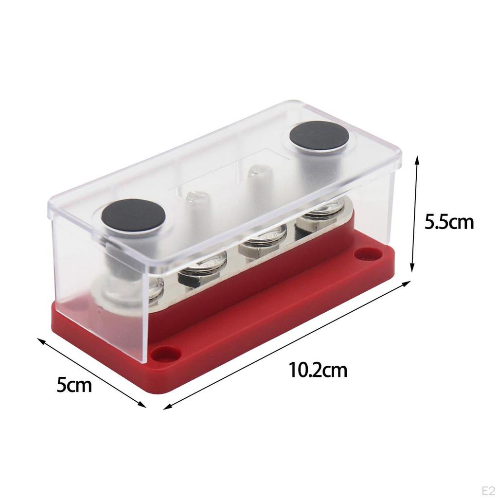 48V Bus Bar Power Distribution Block 150A Terminal for RV Applications