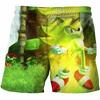 2025 MINISO Пляжные штаны для детей 4-14 лет Шорты Sonic 2 Штаны для девочек и мальчиков Штаны Харадзюку Для детей 3D Мультяшный принт Детские штаны