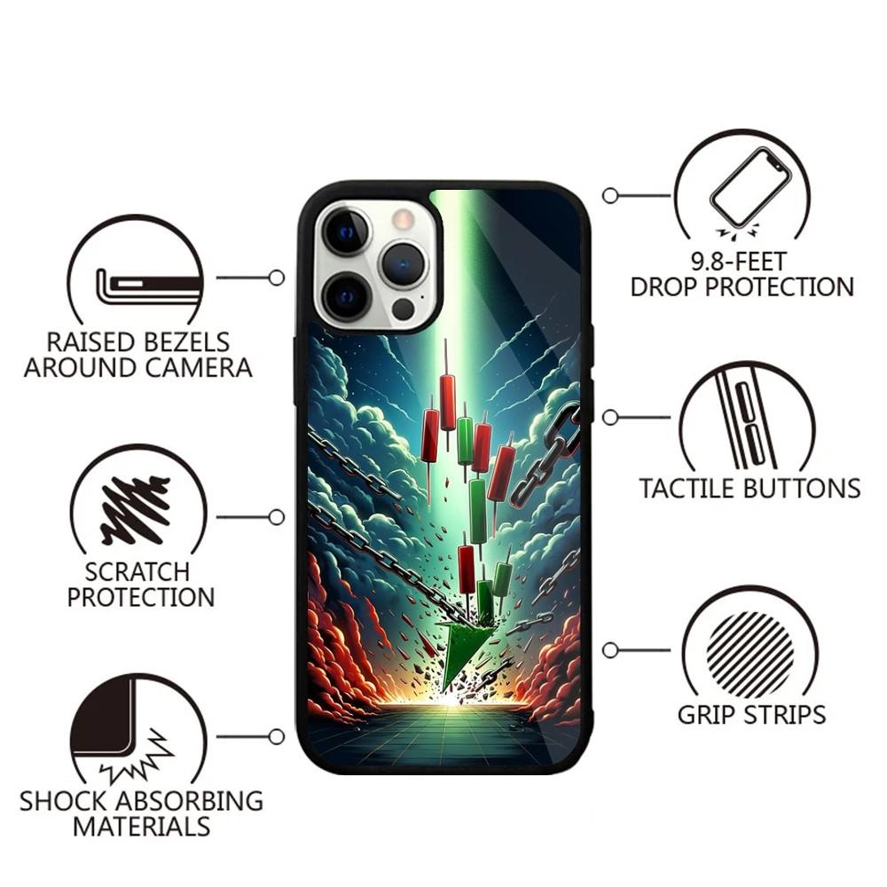 Чехол для телефона Day Trading Day Trader для iPhone 15,14,13,12,11,Plus,Pro,Max Mini Magsafe Магнитная беспроводная зарядка