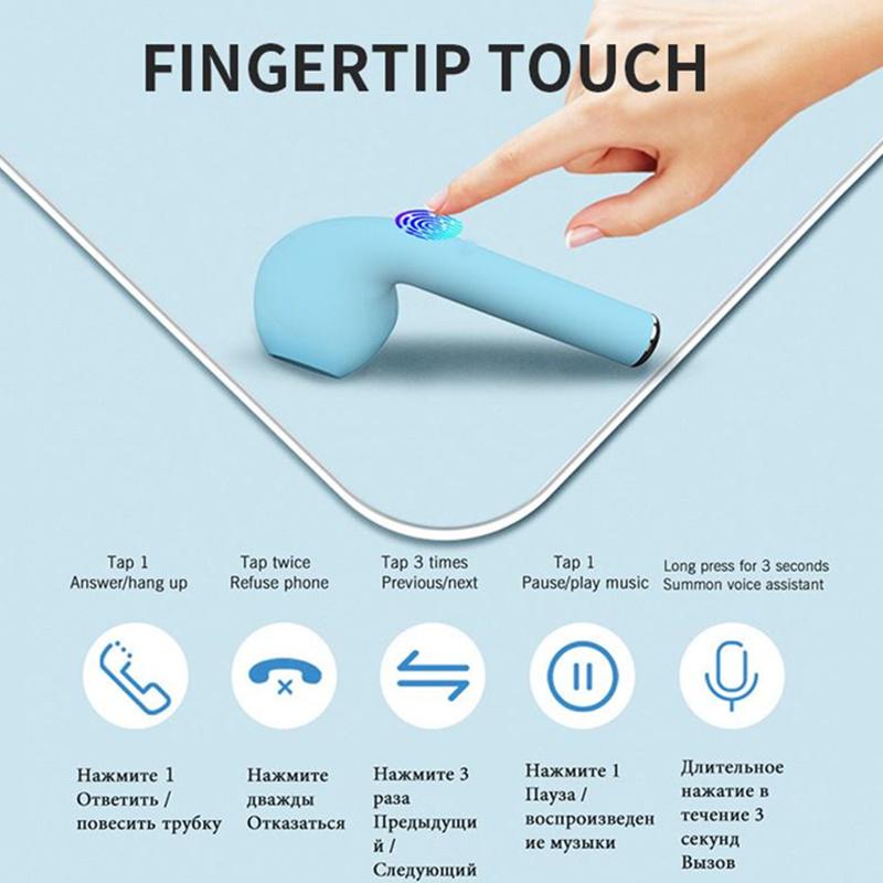 Macaron InPods 12 i12 TWS Беспроводные наушники Bluetooth HiFi Спортивные наушники для IPhone Xiaomi Samsung