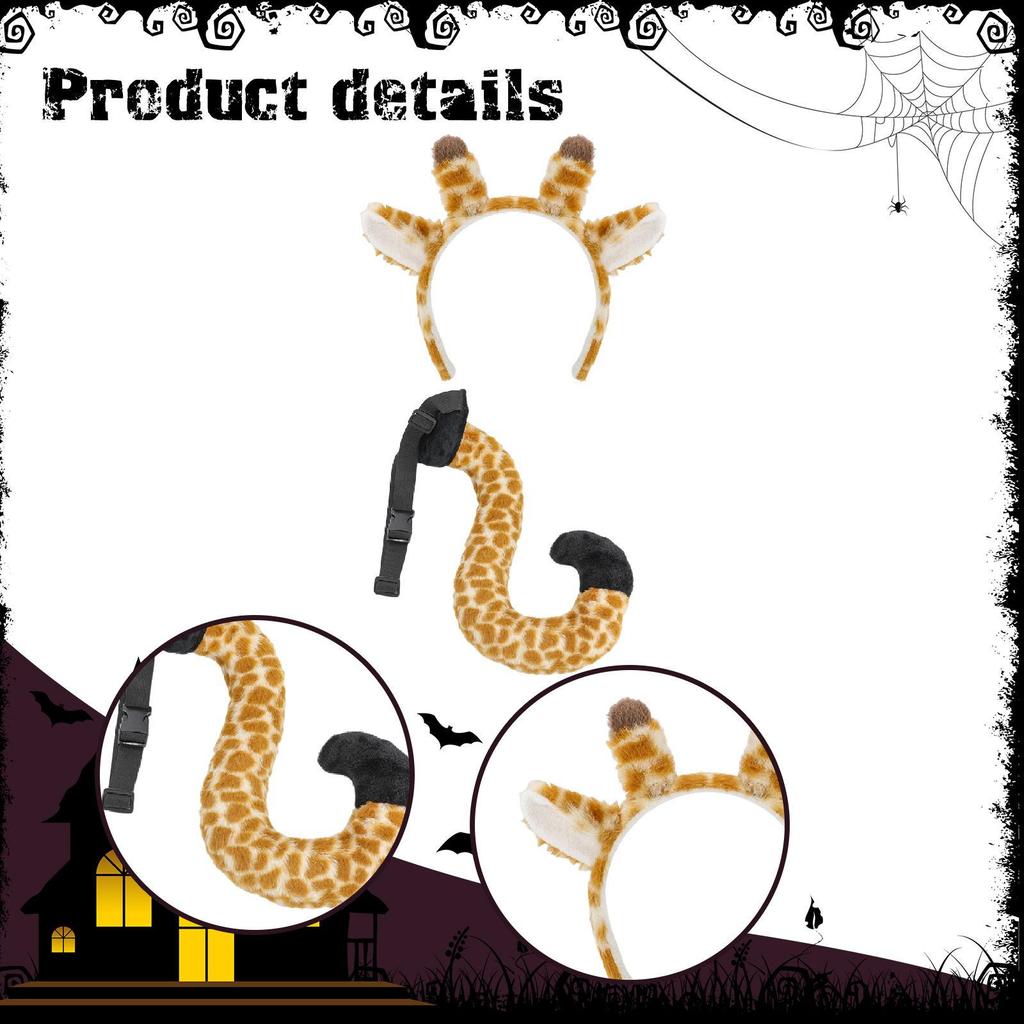 Набор животных ушей и хвоста для ролевых игр, года, показов мод