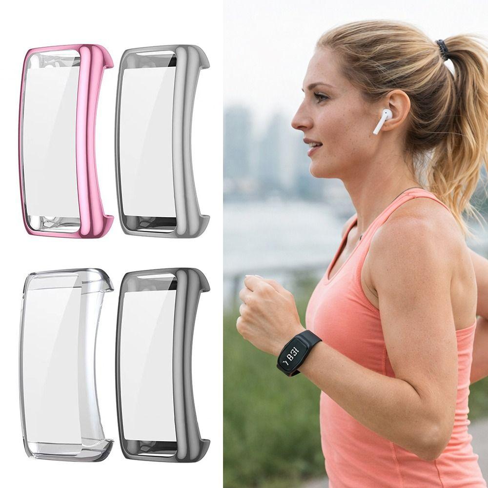 TPU Protective Shell Shockproof Universal Protective Bumpe Scratch Resistant Screen Protector for Fitbit inspire3/inspire2