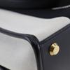 Balenciaga Сумка-тоут для инструментов 671402 Маленькая 2WAY на плечо Черный / белый холст Женская Б/У