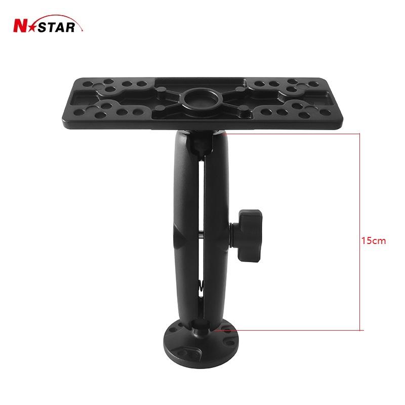 1'' Ball Fish Finder Mount Drill-Down Ball Base GPS Mount Universal Marine Electronic Fishfinder Mounting Plate Fit for Garmin