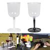 Detachable Stem Wine Cup for Outdoor Travel Wine Glasses Collapsible Wine Glass Shatterproof Clear Champagne Glasses