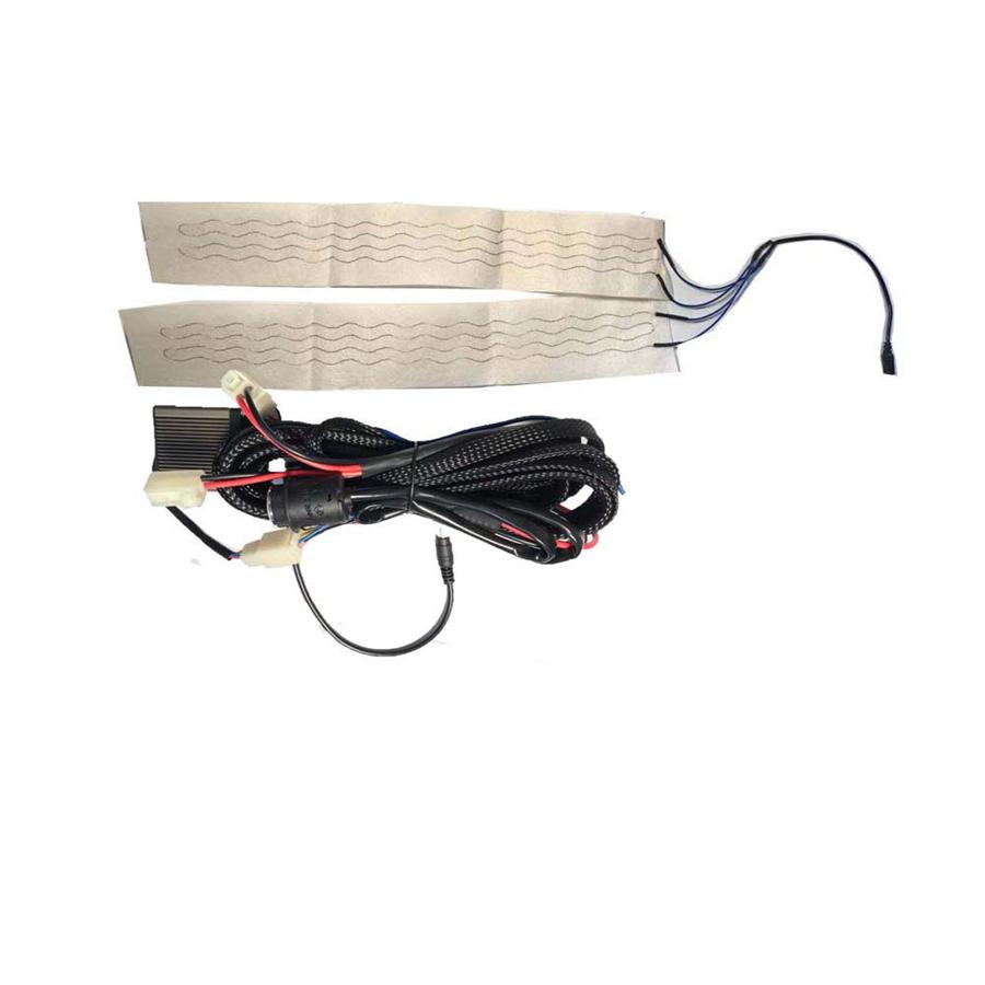 Грелка из углеродного волокна 18 Вт с 3 переключателями переключения передач для комплекта обогрева рулевого колеса автомобиля