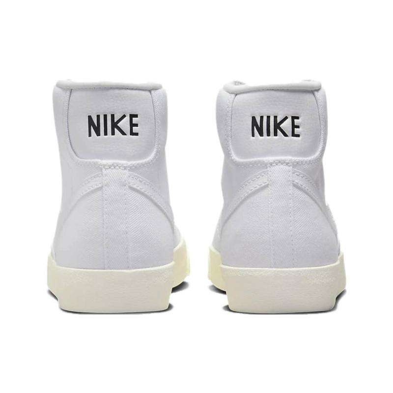 Nike Женские кроссовки Blazer Mid '77 Canvas 'White Sail' Обувь для скейтборда DX5550-100