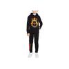 Nike Толстовка с капюшоном LeBron Patterned Print Loose Hoodie для мальчиков, детские топы, черный цвет DJ5728-010