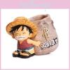 Подставка для ручек из смолы с персонажем Monkey D. Luffy из One Piece, в мультяшном стиле, для выпускного и в качестве подарка