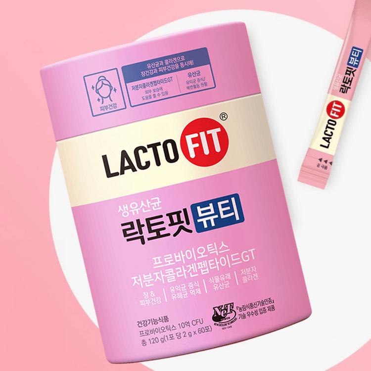 Chongkundang LACTO-FIT ПРОБИОТИКИ ДЛЯ ЗДОРОВЬЯ КИШЕЧНИКА ДЛЯ ВЗРОСЛЫХ SLIM 2г x 60 шт. / KBeauty, Корейская добавка, Пищевая добавка