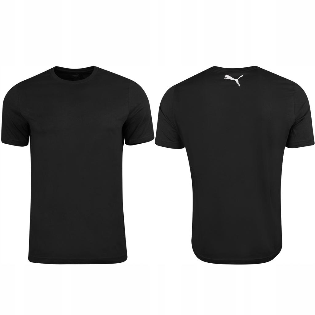 Y7988 Puma Men'S T-Shirt Men Blanc Base Black M