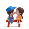 2 шт. Подарок на День святого Валентина для девушки, парня, влюбленных, пары, поцелуй, полимерная кукла, подарок