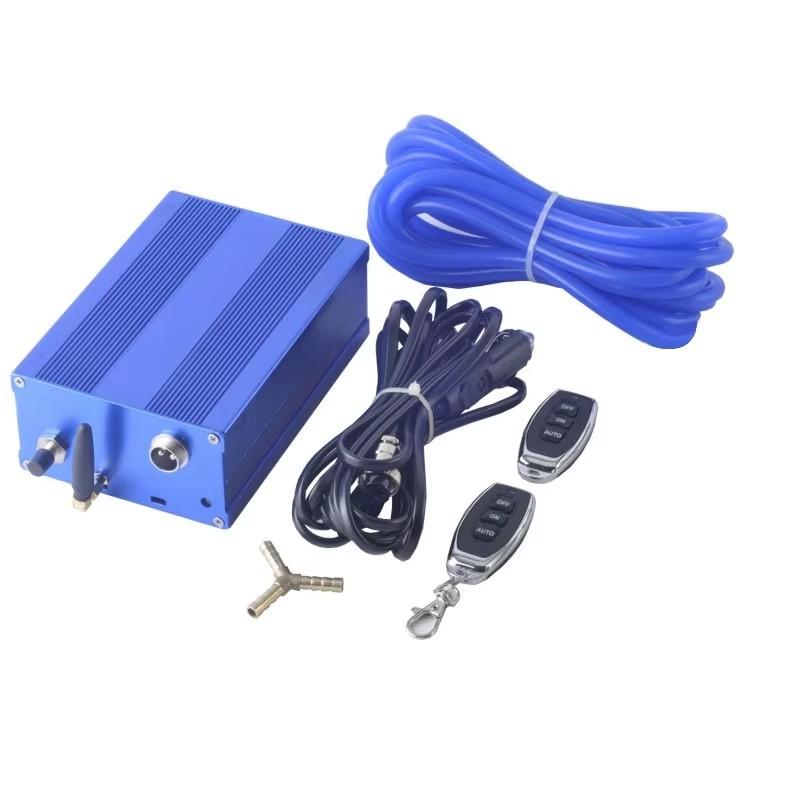 Exhaust valve comes with a vacuum pump controller box remote control of the exhaust valve actuator with memory