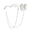 Metal Hangs Disc Neck Pearl Silver Color Sunglasses Chain Mask Lanyard Mask Holder Glasses Chain