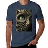 Face With Lines And Shapes Tshirt Antiwrinkle Short Sleeve Tshirt