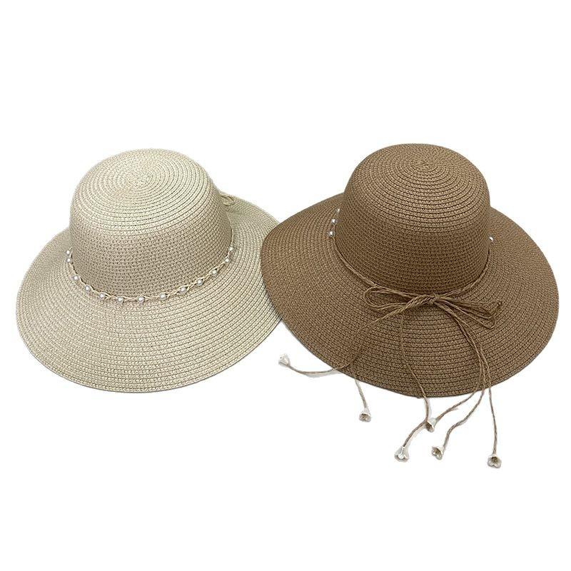 Соломенная шляпа Женская Летняя шляпа для отпуска Пляжная шляпа Солнечная шляпа Солнечная шляпа