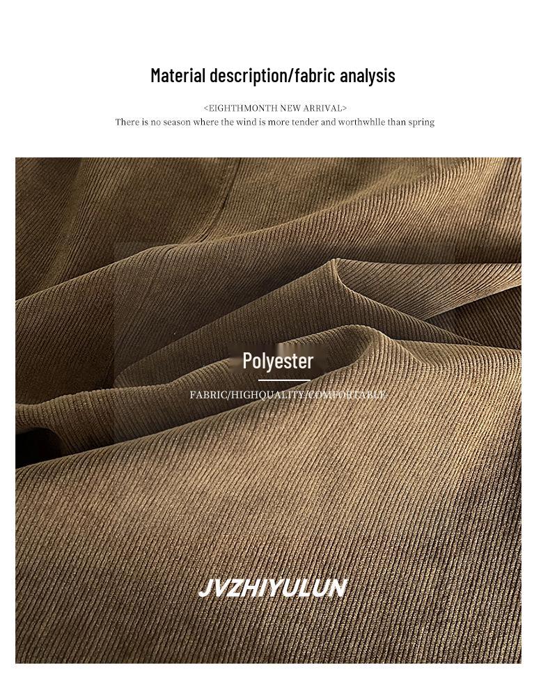 Autumn 2024 Orange Zhi Korean Style Red Single-Breasted Mid-Length Vest with Large Pockets