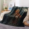 1PC Shakira Print Flannel Blanket, High quality Comfortable for All Seasons, Home Decor, Warmth and Comfort, Perfect for Christmas Gifts