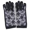 Women Sheer Lace Gloves Vintage Floral Wrist Gloves Fingerless Bridal Gloves for Derby Tea Party Opera Evening Prom Cosplay