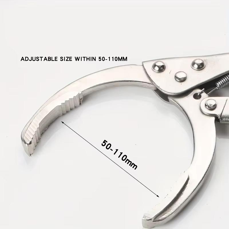 Ключ для фильтра с зажимом, ключ для масляной решетки, замена масла, регулируемый многофункциональный ключ для масляного фильтра двигателя, инструмент для разборки автомобиля, ремонт