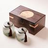 Classical Ceramic Tea Jar Set with Wooden Box