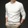Men S Long Sleeve Knit Sweater Casual Crew Neck Jacquard Solid Color Pullover