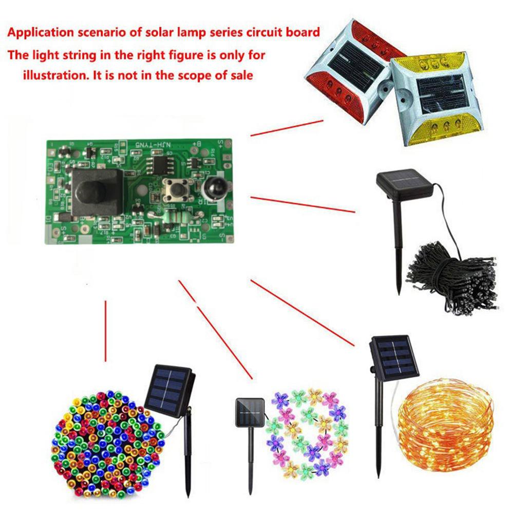 3.7V Boost 24V 31V Solar Light String Lanyard Board Controller DIY Solar Lamp String Control Board Solar Light Controller Module