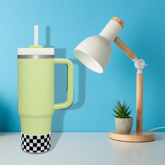 Silicone Cup Cover for Hydro Flask for Simple Modern Tumbler Checkered Pattern Protective