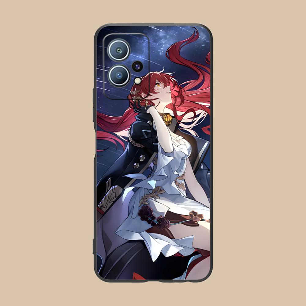 HSR Himeko Matte TPU Mobile Phone Case for Huawei P60 P50 P40 P30 P20 P10 P9 P8 Pro Lite Plus Colorful Printing Cover