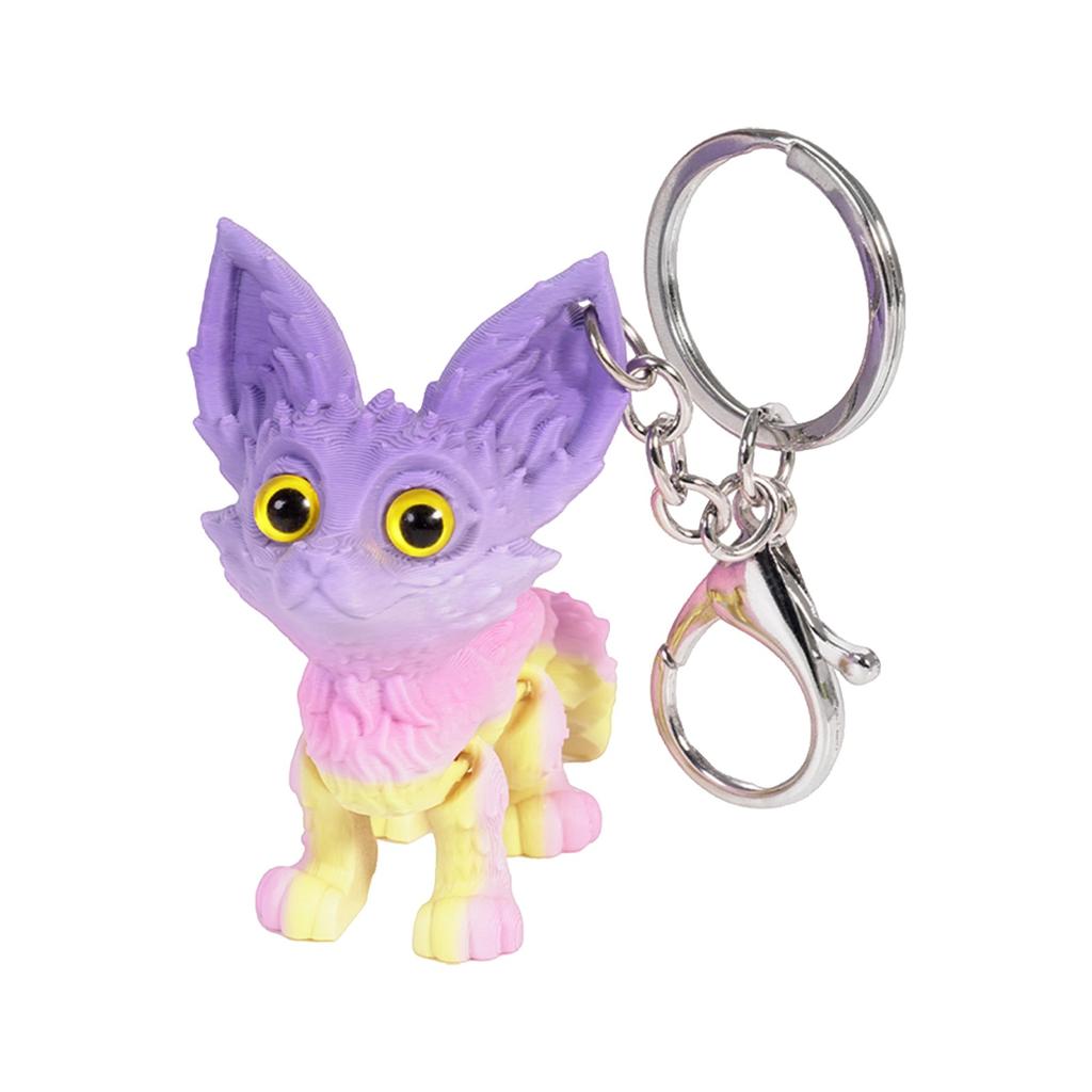 3D-печатный милый трехмерный брелок для ключей школьный рюкзак маленький кулон подарок маленький орнамент