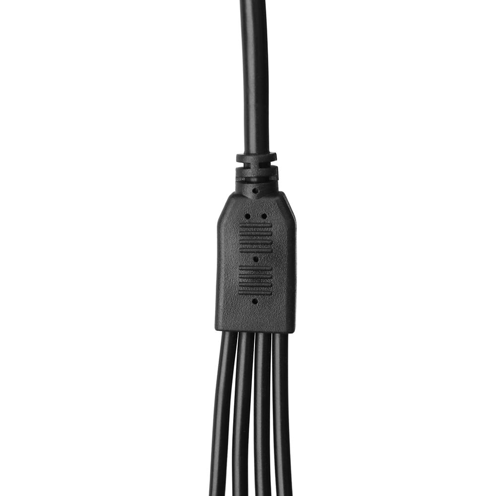 Professional Connector Adapter 1 to 2/3/4/6/8 Way DC Power Cord Female to Male Splitter Cable