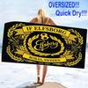 IF Elfsborg Print Beach Towel, Large Soft Quick Dry Towel for Beach Camping Swimming