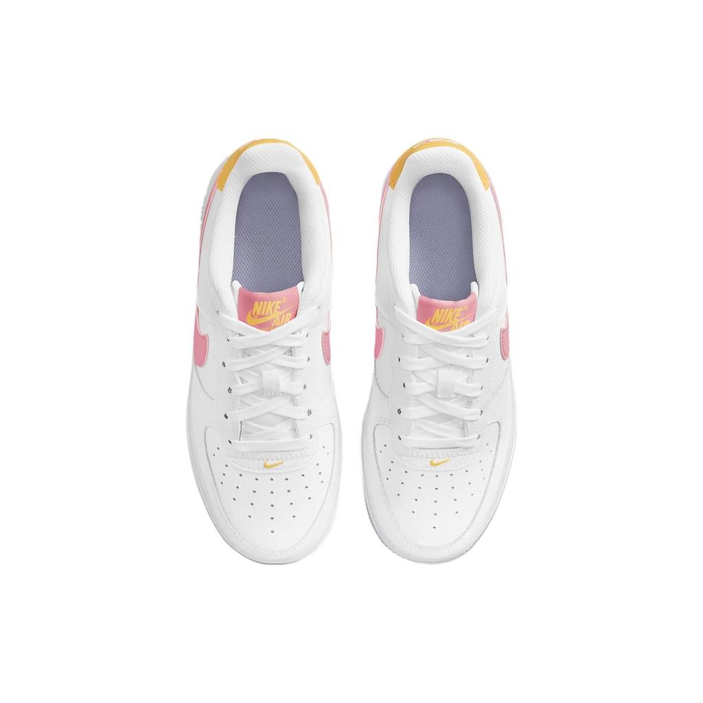 Nike Детские кроссовки Air Force 1 GS White Coral Chalk Laser-Orange Indigo-Haze DV7762-100