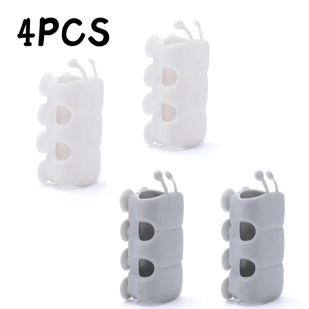 Suction Cup Shower Head Holder Punch-free Silicone Removable Shower Fixer Bathroom Shower Caterpillar Suction Cup Brackets