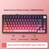 Механическая клавиатура Совместимость с Bluetooth/2.4G/Type-C Проводное подключение Трехрежимное подключение Полноразмерная клавиатура с возможностью горячей замены 81 клавиша