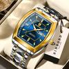 BINBOND Durable Accurate Week Display Auto Date Men's Watch Reloj Quartz Writstwatches For Men Luxury Luminous Waterproof
