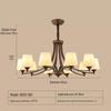 Retro French Iron and Glass Chandelier for Living, Dining, or Bedroom
