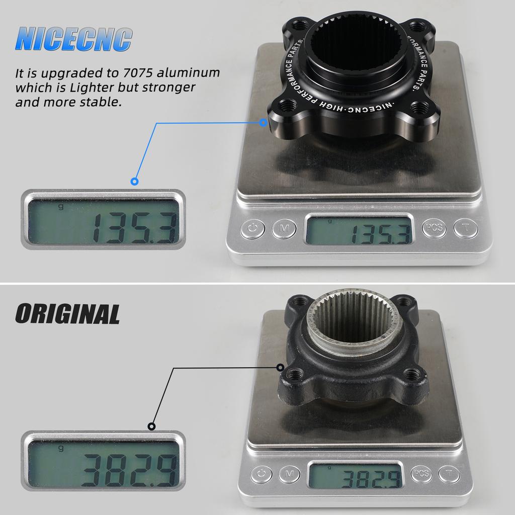 NICECNC ATV 1PC Disc Brake Hub Bracket For Yamaha Blaster 200 YFS200 1988-2002 Upgraded Quality Corrosion Resistance Aluminum