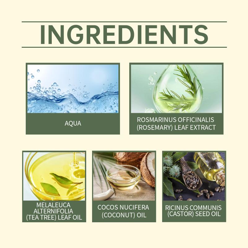 Deep Moisture Rosemary Oil for Hair Softness Repairs Dry and Brittle Strands Adds Shine to Lackluster Hair Perfect for Before Bed Hair Care